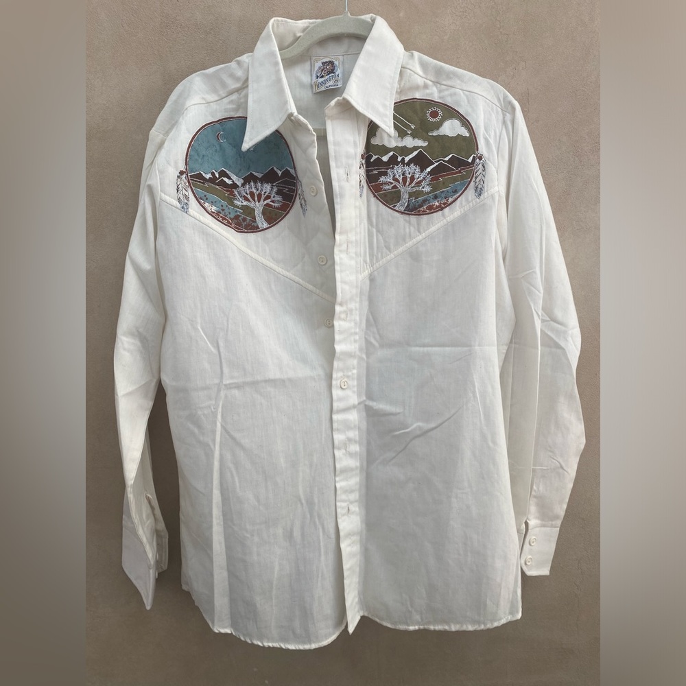 Vintage men’s embroidered shirt